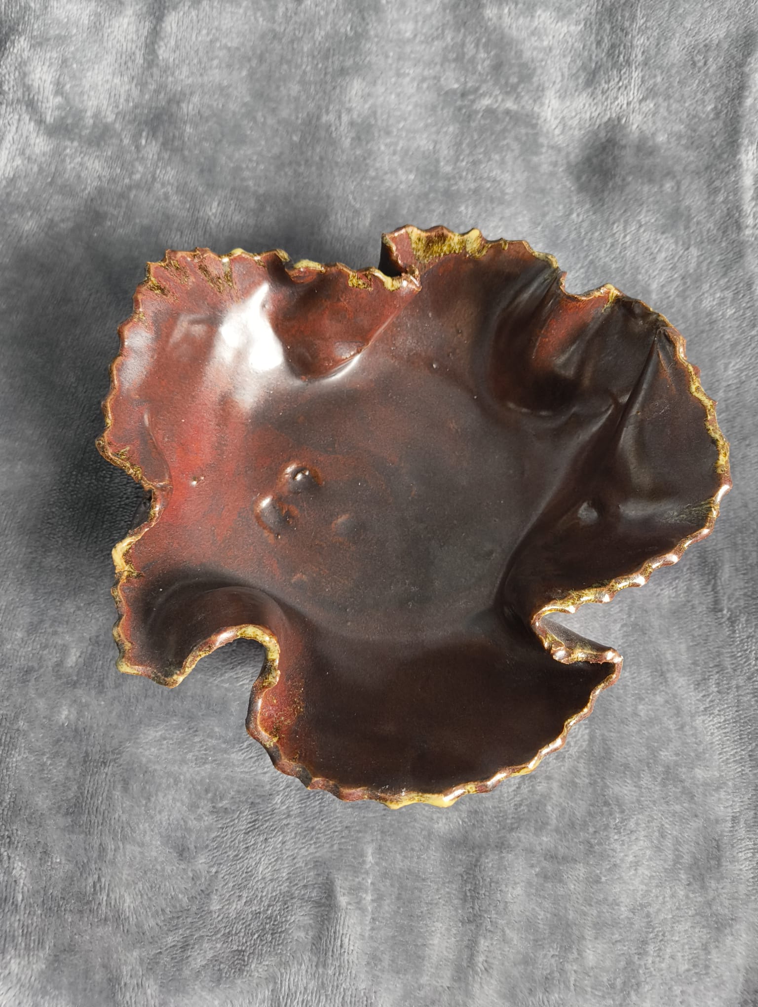 Chestnut Organic-Edge Dish