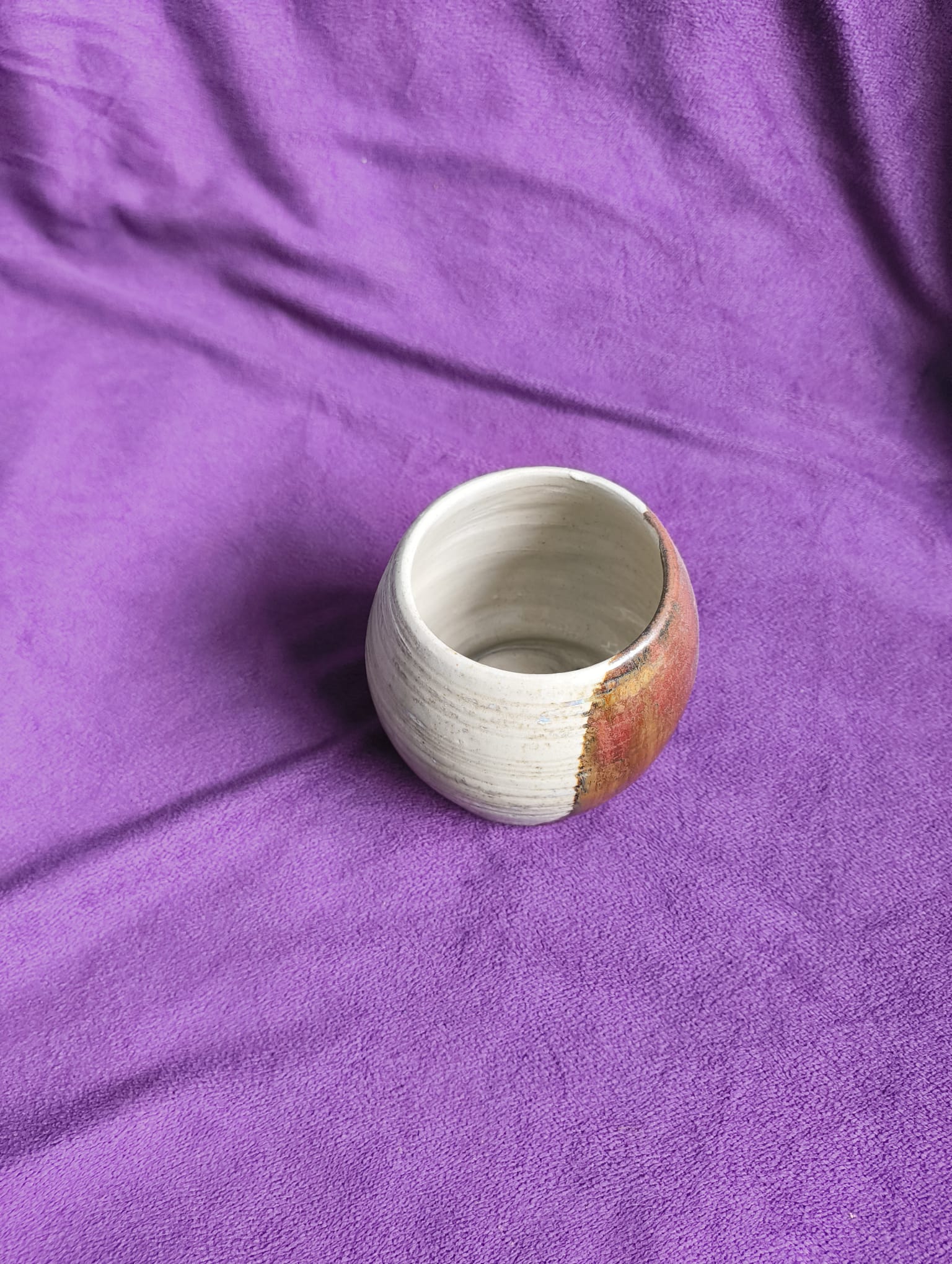 Rustic Two-Tone Pinch Pot