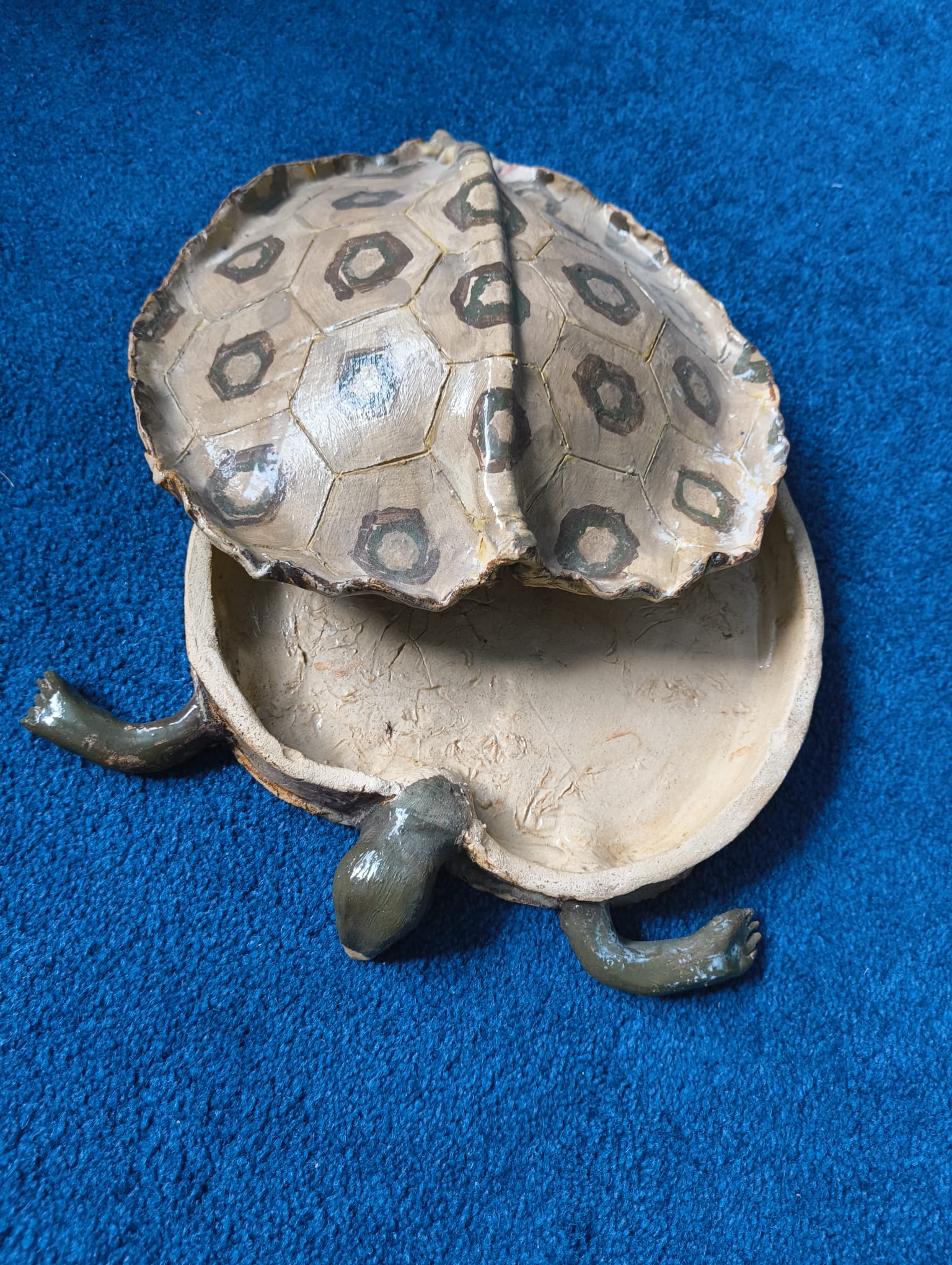 Turtle Trinket Dish with Shell Lid