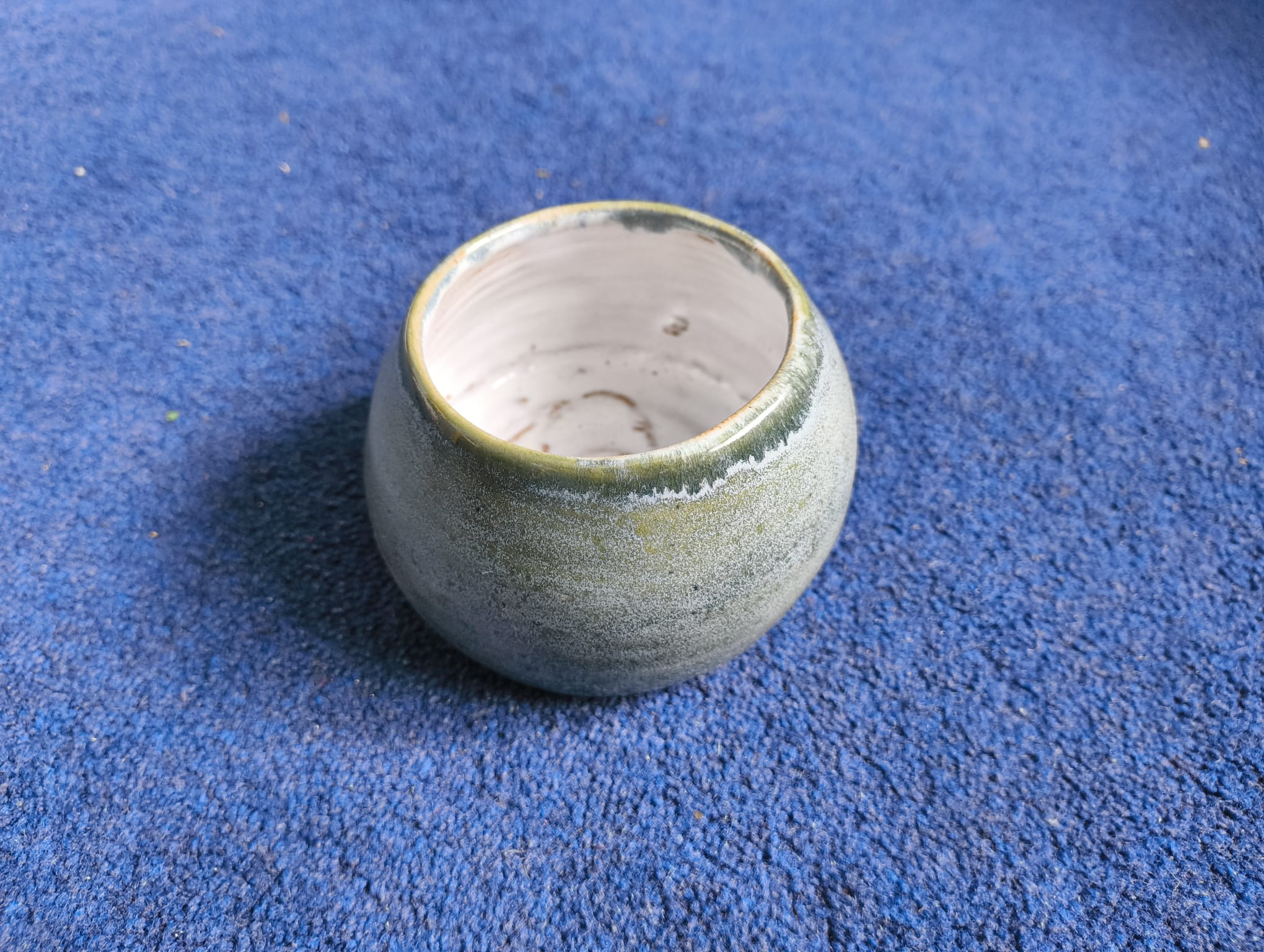 Moss-Glaze Miniature Pot